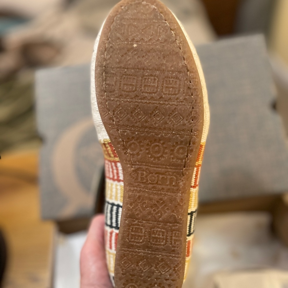 Born Women’s Ivory Embroidered Kilim Loafers - Picture 6 of 6